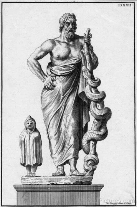 Frame Picture Of Asclepius-tb606