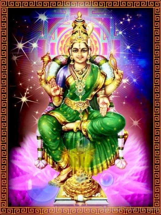 Frame Picture Of Bhuvaneshvari-re805