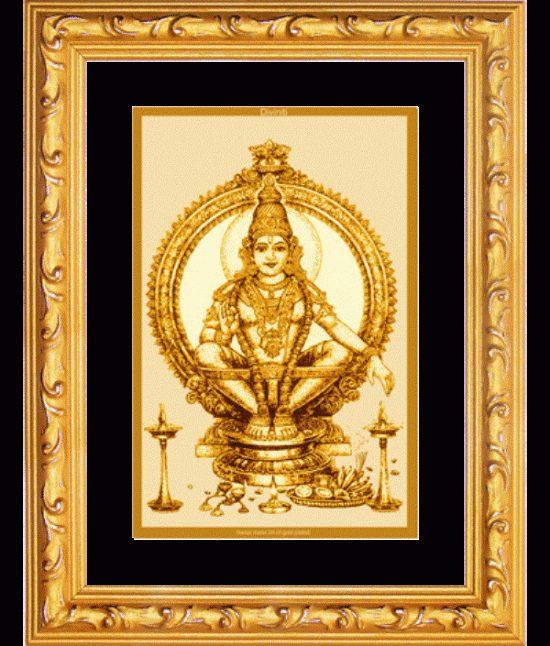 Frame Picture Of Lord Ayyappan-lp909