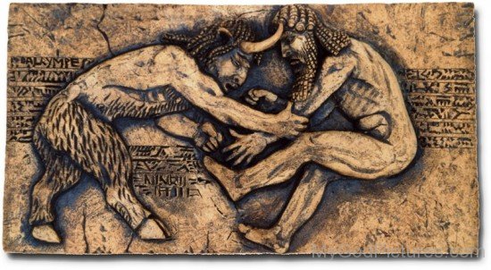 Gilgamesh And Enkidu Image-um103