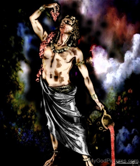 God Dionysus Painting-wd308