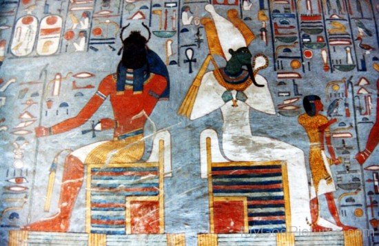God Osiris And God Khepri-re309