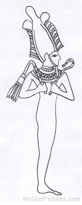 God Osiris Sketch-re316