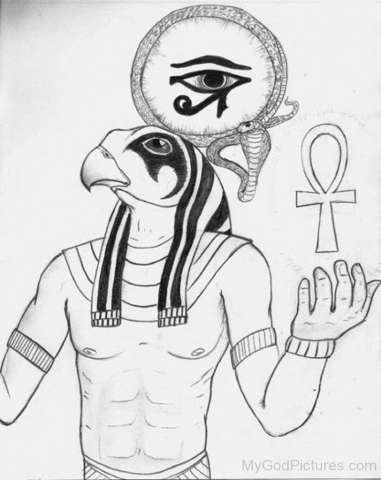 God Ra Drawing-ve306