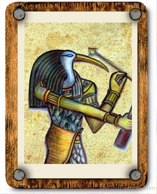 God Thoth Frame Image-yb507