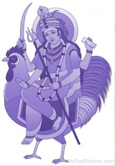 Goddess Bahuchara Image-xc108