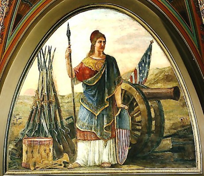 Goddess Bellona Painting - God Pictures