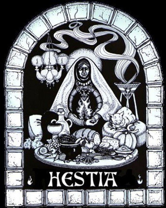 Goddess Hestia Image-yn603