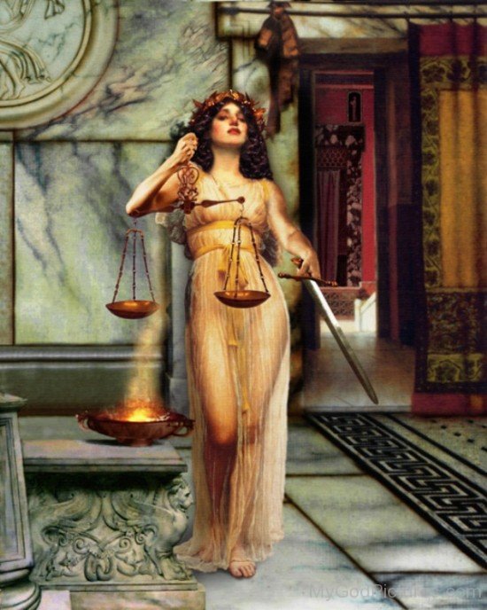 Goddess Justitia Image-hl703