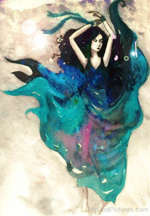 Goddess Nyx Painting-gn505