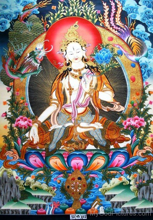 Goddess Of Healing White Tara-gb3407