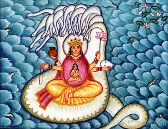 Goddess Padmavati Image-th203