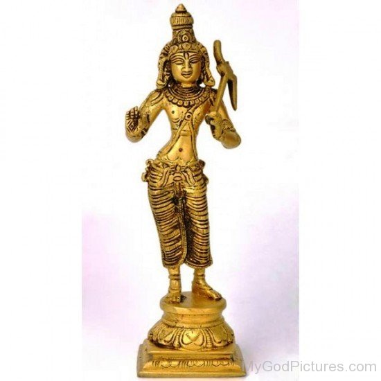 Golden Statue Of Balarama-fb512