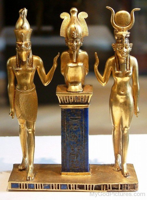 Golden Statue Of Osiris-re318