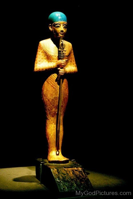 Golden Statue Of Ptah-rb506