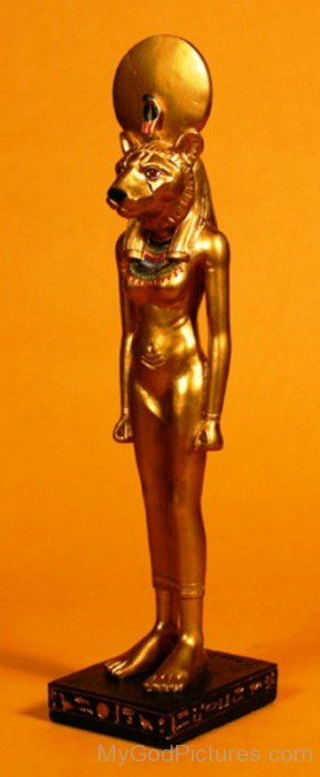 Golden Statue Of Sekhmet-tb509