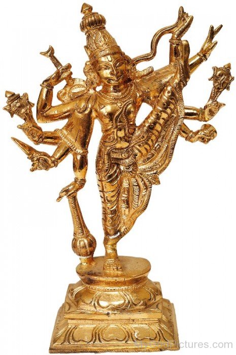 Golden Statue Of Vamana-bg303