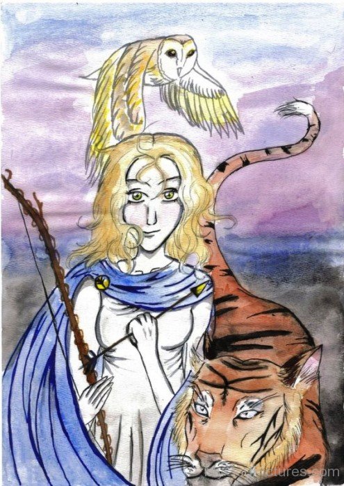 Greek Goddess Artemis-ds419