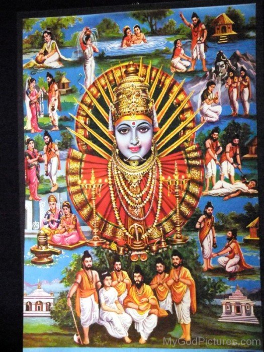 Image Of Goddess Renuka-tg35