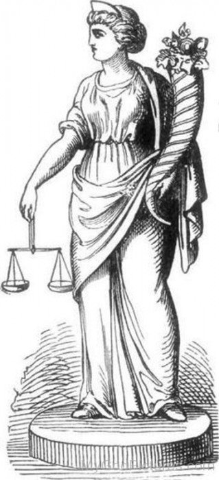 Image Of Goddess Themis-re308