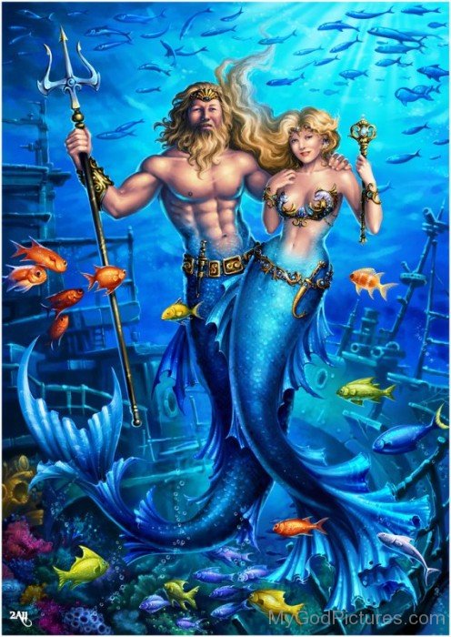 King Neptune With His Queen-mu714