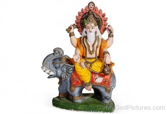 Lord Brhaspati Statue-fr311