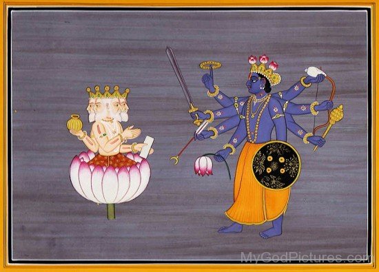 Lord Mahavishnu And Brahma-df408