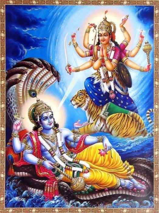 Mahavishnu And Durga-df410