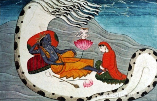 Mahavishnu And Lakshmi-df411