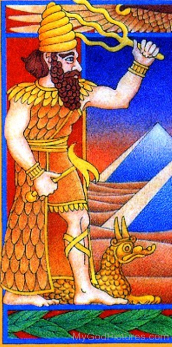 Marduk Mesopotamian God-bj705