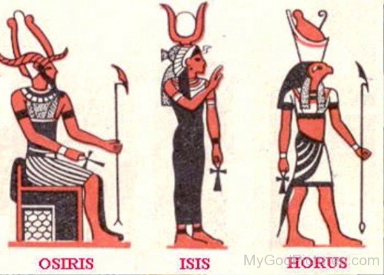 Osiris,Isis And Horus-re327