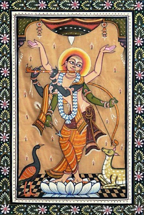 Painting Of Chaitanya Mahaprabhu-fd722