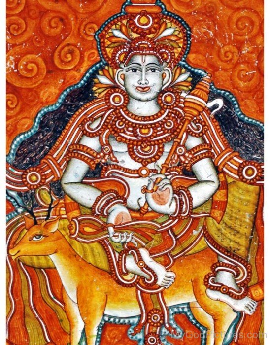 Painting Of Dhanvantari-yu214