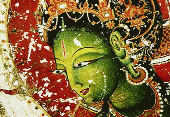 Painting Of Goddess Tara-gb3423