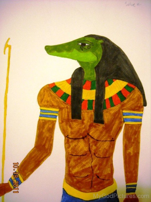 Painting Of Sobek-vb510