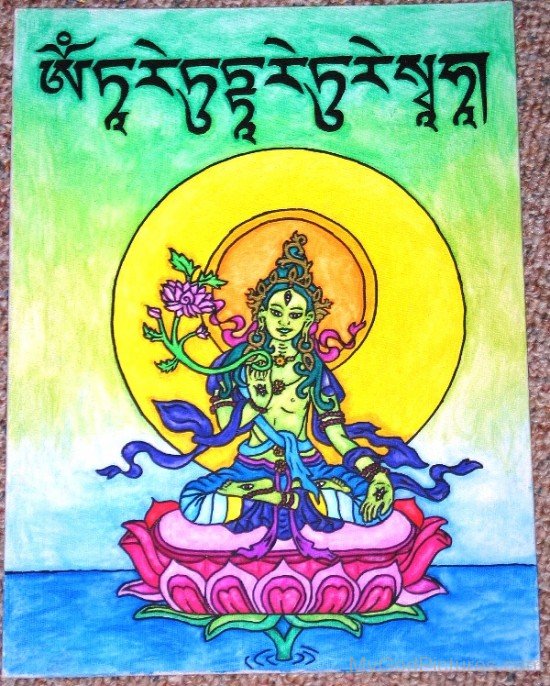 Photo Of Goddess Green Tara-gb3424