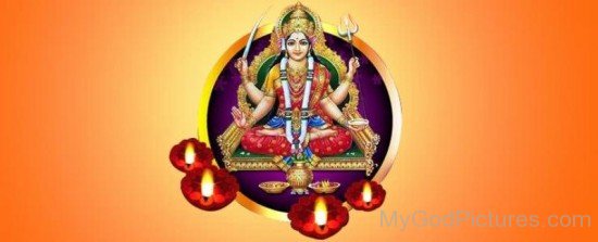 Photo Of Goddess Santoshi-bv910