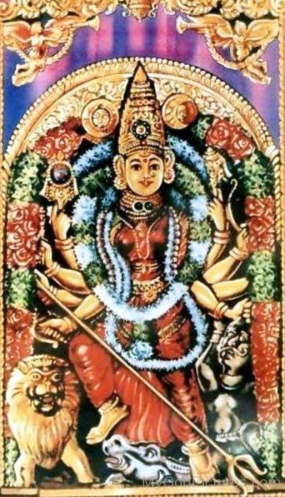 Picture Of Goddess Kanaka Durga-da18