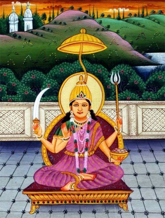 Picture Of Goddess Santoshi-bv911