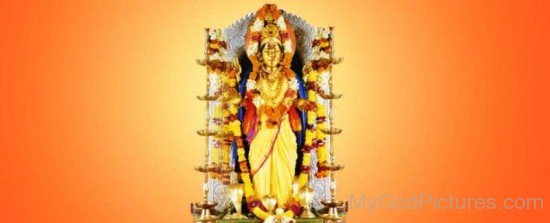 Picture Of Goddess Shantadurga-wq14