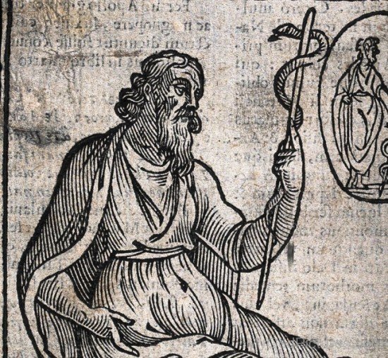 Portrait Of God Asclepius-tb607