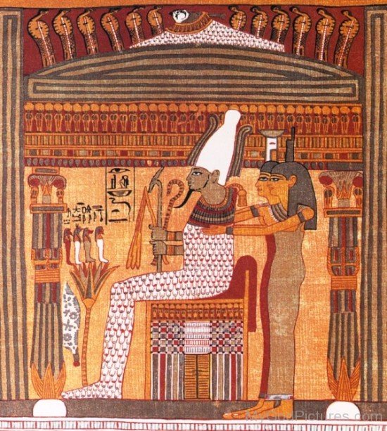 Portrait Of God Osiris-re333