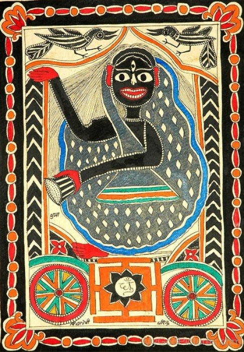 Portrait Of Goddess Dhumavati-cb712