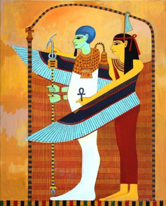 Portrait Of Maat And Ptah-rb510