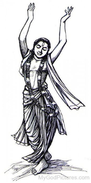 Sketch Of Chaitanya Mahaprabhu-fd726