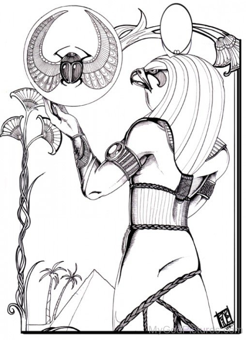 Sketch Of God Ra-ve330