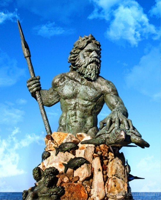 Statue Of God Neptune-mu723