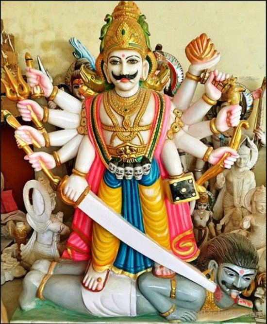 Statue Of God Virabhadra-uk808