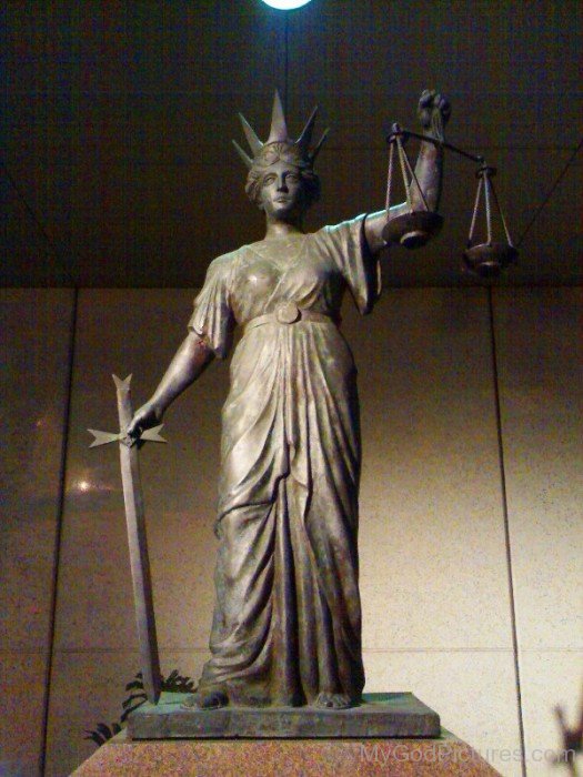 Statue Of Goddess Justitia-hl709