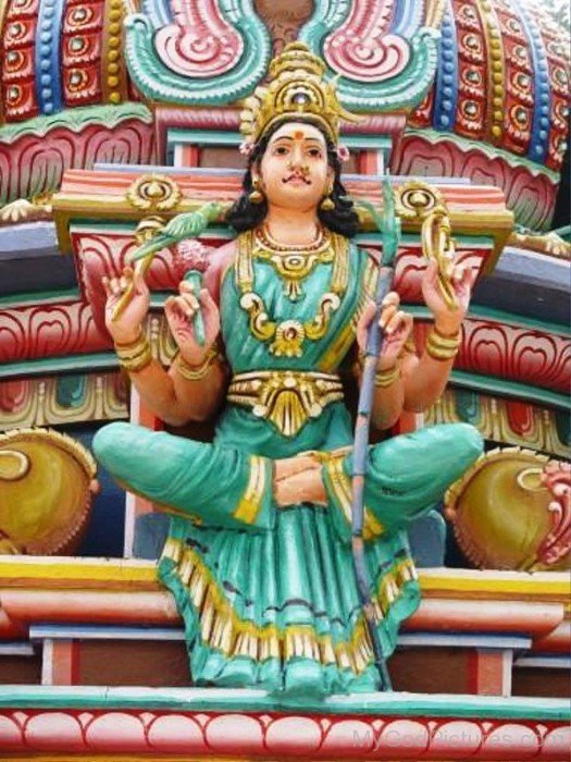 Statue Of Goddess Kamakshi-ty214